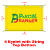 4 Eyelet with String Top Bottom